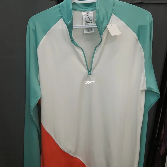 Reebok running 1/4 zip sweatshirt - Picture 7 of 13